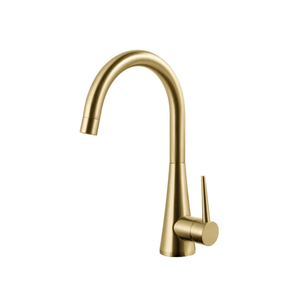 Serenity Contemporary Bar Faucet in Brushed Brass