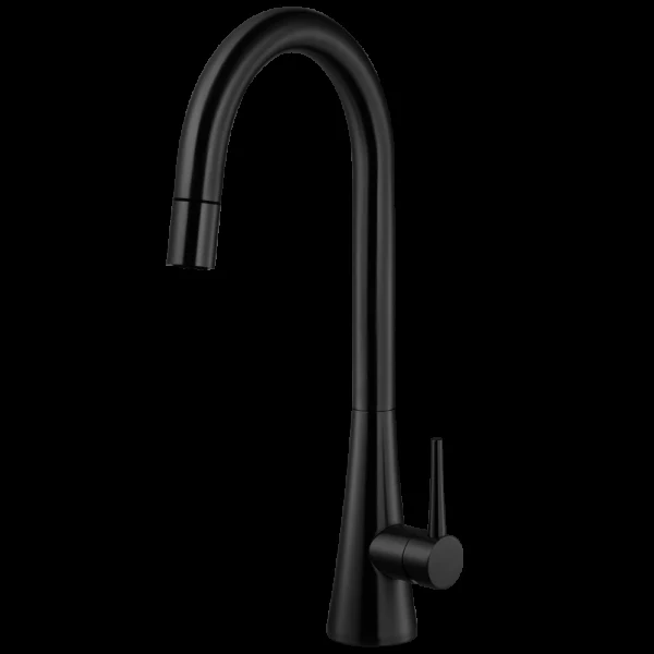 Serenity Dual Function Pull Down Kitchen Faucet in Matte Black