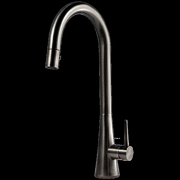 Serenity Dual Function Pull Down Kitchen Faucet in Pewter