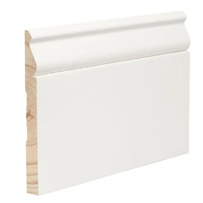 9/16-in x 5-1/4-in x 8-ft Colonial Primed Pine Baseboard Moulding Trim (Pack of 8) photo 2