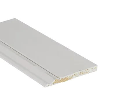 9/16-in x 5-1/4-in x 8-ft Colonial Primed Pine Baseboard Moulding Trim (Pack of 8) photo 7