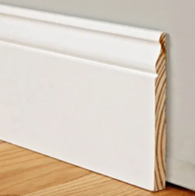 9/16 in. x 7-1/4 in. x 8-ft Primed Pine Baseboard Moulding Trim (Pack of 4) photo 5