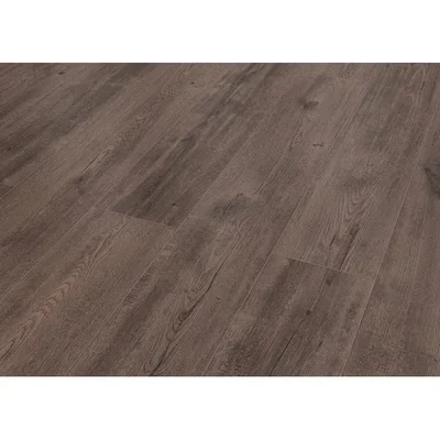 Allen+Roth Sierra Brown Oak 8-mm T x 8-in W x 50-in L Laminate Wood Flooring ( 23.92-sq ft / per box) ) photo 3
