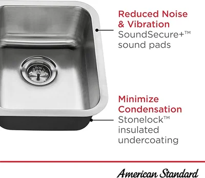 American Standard Danville Single Bowl Stainless Steel Kitchen Sink photo 3