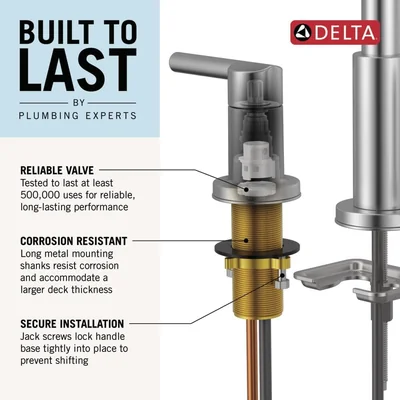 Delta Vesna Spotshield Brushed Nickel Bathroom Faucet photo 6