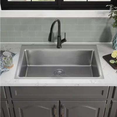 Elkay Single Hole Matte Black Kitchen Faucet photo 2