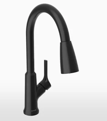 Elkay Single Hole Matte Black Kitchen Faucet photo 4