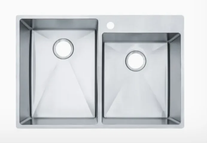 Franke 33 in Triple Basin Stainless Steel Kitchen Sink