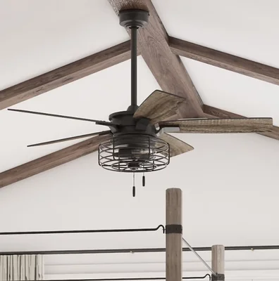 Harbor Breeze Cedar Bluff 52-in Matte Black Ceiling Fan photo 2