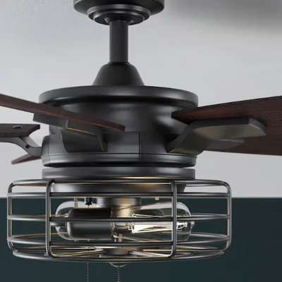 Harbor Breeze Cedar Bluff 52-in Matte Black Ceiling Fan photo 4