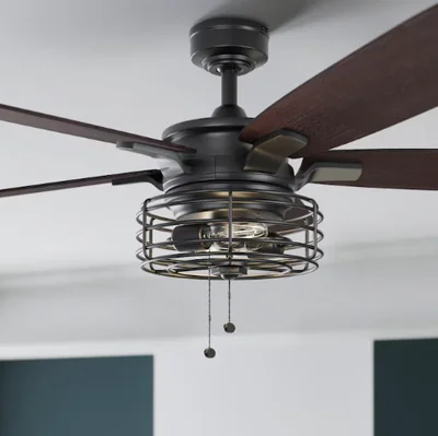Harbor Breeze Cedar Bluff 52-in Matte Black Ceiling Fan photo 5