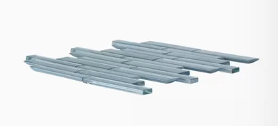 Jeffrey Court Lightbeam Blue Glossy Glass Tile (10 Pcs/Box, 1 Sq. ft./Each) photo 4