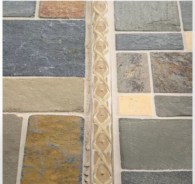 Jeffrey Court Rust Block Medley 11.75 in. x 11.75 in. Slate Wall and Floor Mosaic Tile (10 Pieces/Box, 0.938 sq. ft./Each) photo 3