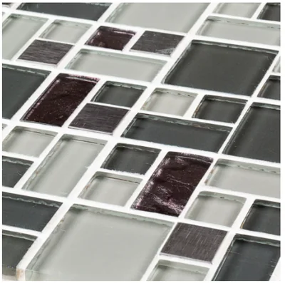 Jeffrey Court Satin Sapphire Glass Mosaic Tile (10 Pcs/Box, 1 Sq. ft./Each) photo 3