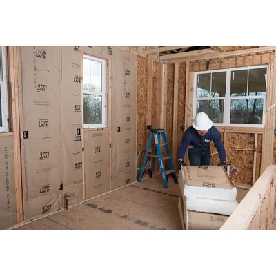 Johns Manville R- 38 Attic Kraft faced Fiberglass Batt Insulation 64-sq ft ( 24-in W x 48-in L) photo 4