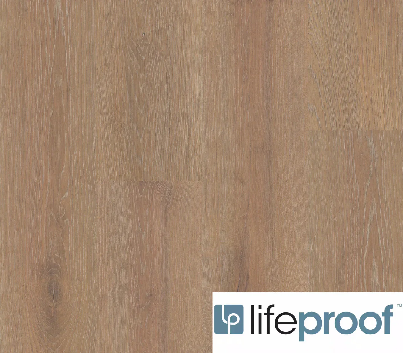 Life proof American Canyon Oak 14 mm T x 7.6 in. W Waterproof Laminate Wood Flooring (13.3 sq. ft/case)