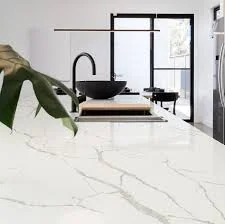 LUX Calcutta Lorenza LQ-907 Quartz Countertop 96.inX25.in photo 3