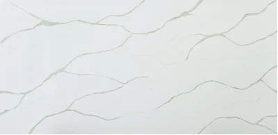 LUX Calcutta Wave Gold LQ-911 Quartz Countertop Corner 36.inX96.in photo 2