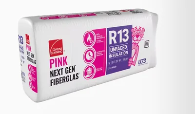 Owens Corning R-13 Unfaced Fiberglass Insulation 178.25 sq. ft (24 in. x 93 in.) photo 5