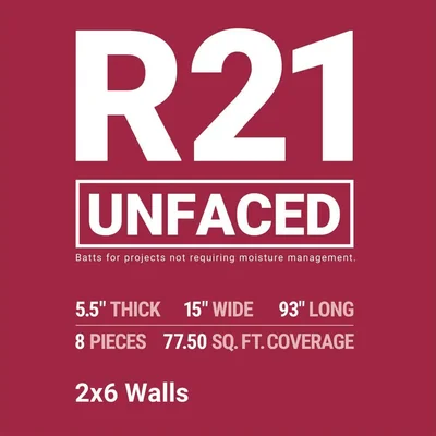 Owens Corning R-30 Unfaced Fiberglass Insulation 53.33 Sq. ft 16 in. x 48 in) photo 3