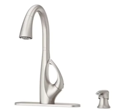 Pfister Jovi Stainless Steel Kitchen Faucet with Soap Dispenser photo 2
