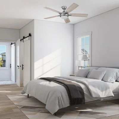 Prominence Home 52 Inch Lorelai Pewter Smart Ceiling Fan photo 4
