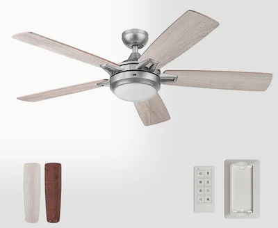 Prominence Home 52 Inch Lorelai Pewter Smart Ceiling Fan photo 5