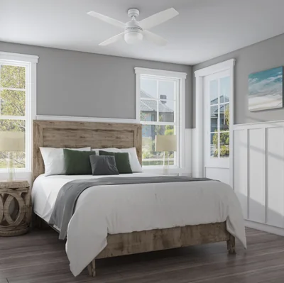 Prominence Home Atlas 44 Inch Bright White Modern Indoor LED Ceiling Fan photo 3