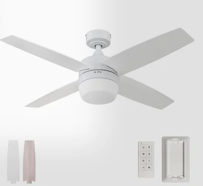 Prominence Home Atlas 44 Inch Bright White Modern Indoor LED Ceiling Fan photo 5