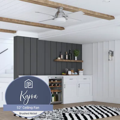 Prominence Home Kyrra 52-in Brushed Nickel Ceiling Fan photo 2