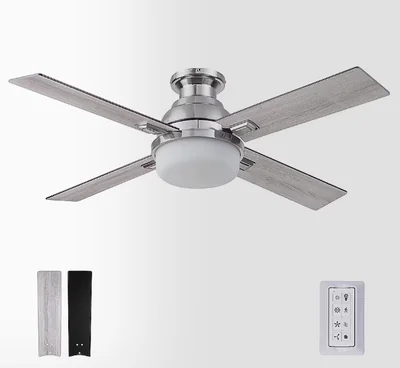 Prominence Home Kyrra 52-in Brushed Nickel Ceiling Fan photo 5
