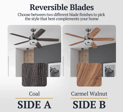 Prominence Home Tennyson 48 Inch Modern Indoor LED Ceiling Fan photo 2