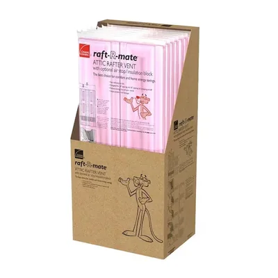 Raft-R-Mate 22-1/2 in. x 4 ft. Attic Insulation Rafter Baffle Proper Vents photo 4