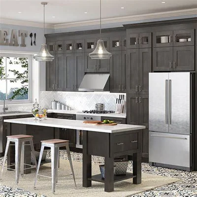 Shaker Cinder Kitchen Cabinets photo 2