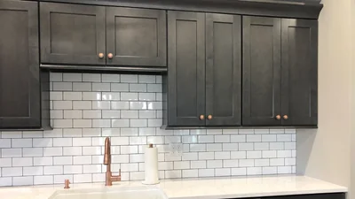 Shaker Cinder Kitchen Cabinets photo 3
