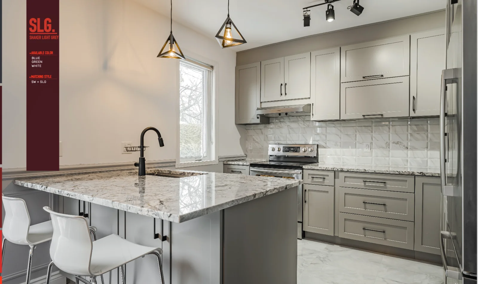 Shaker Light Grey cabinet