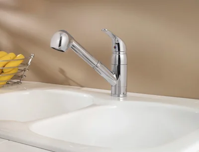 Single Hole Pull Down Kitchen Faucet photo 2