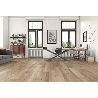 Style Selections Urbanite Oak 8-mm T x 8-in W x 50-in L Laminate Wood Flooring ( 23.92-sq ft / per box ) photo 3